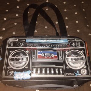 Parcel Steve Madden Radio Boom Box Bag Black